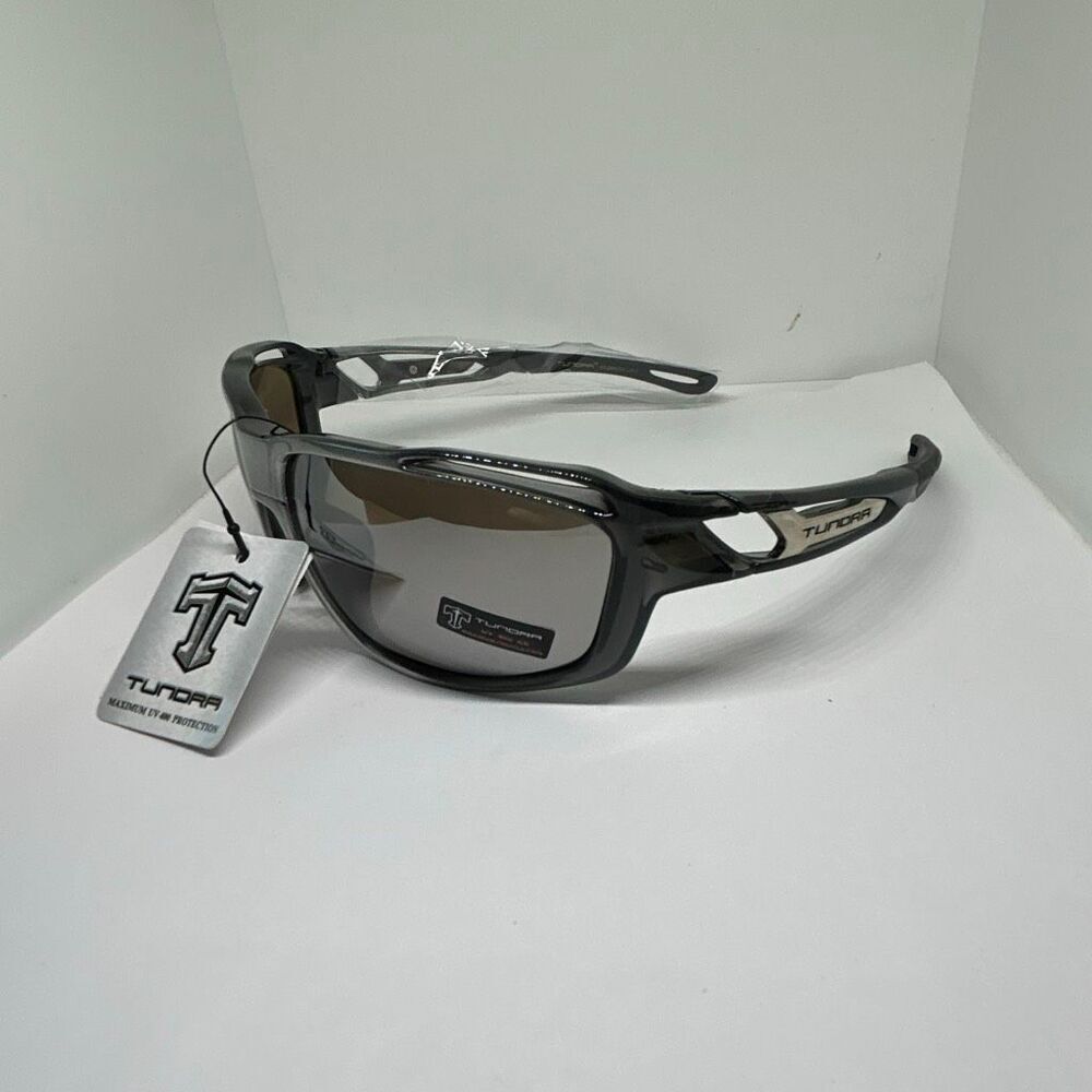 Tundra Mirrored Lens Sport Sunglasses UV400 – Wraparound – New